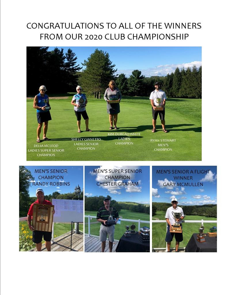 Club champs from Midland G &CC